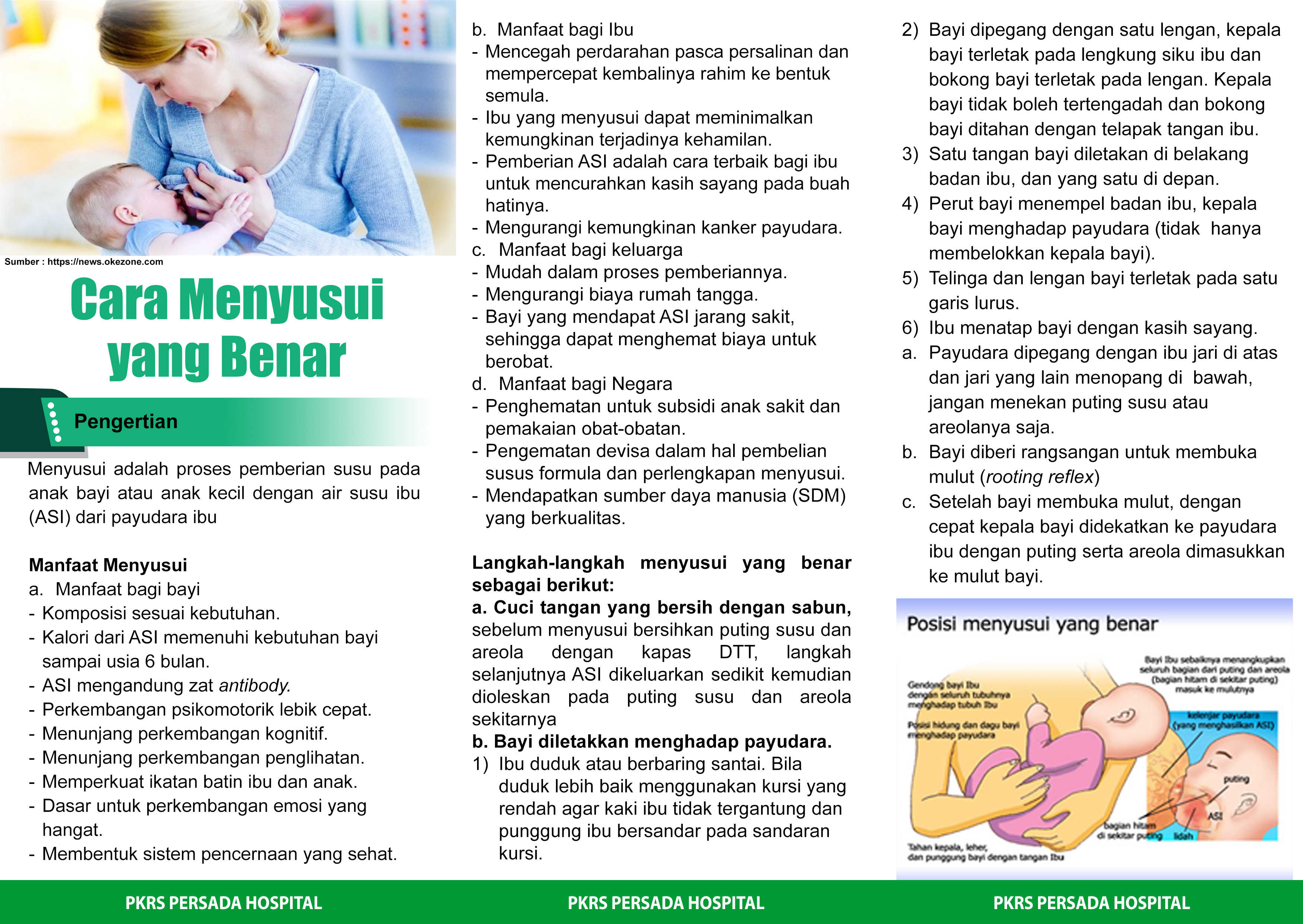 Cara Menyusui Yang Benar